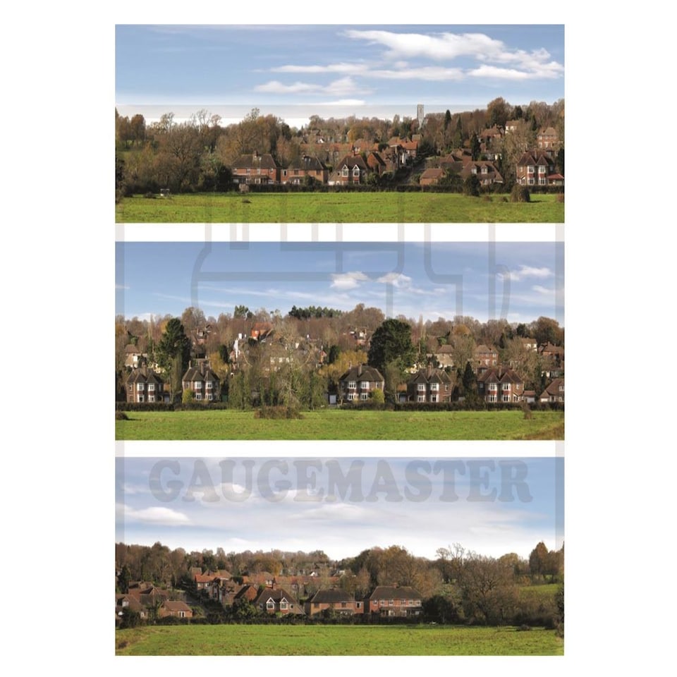 image 1 of Gaugemaster Scenics Village Small Photo Backscene (1372x152mm)