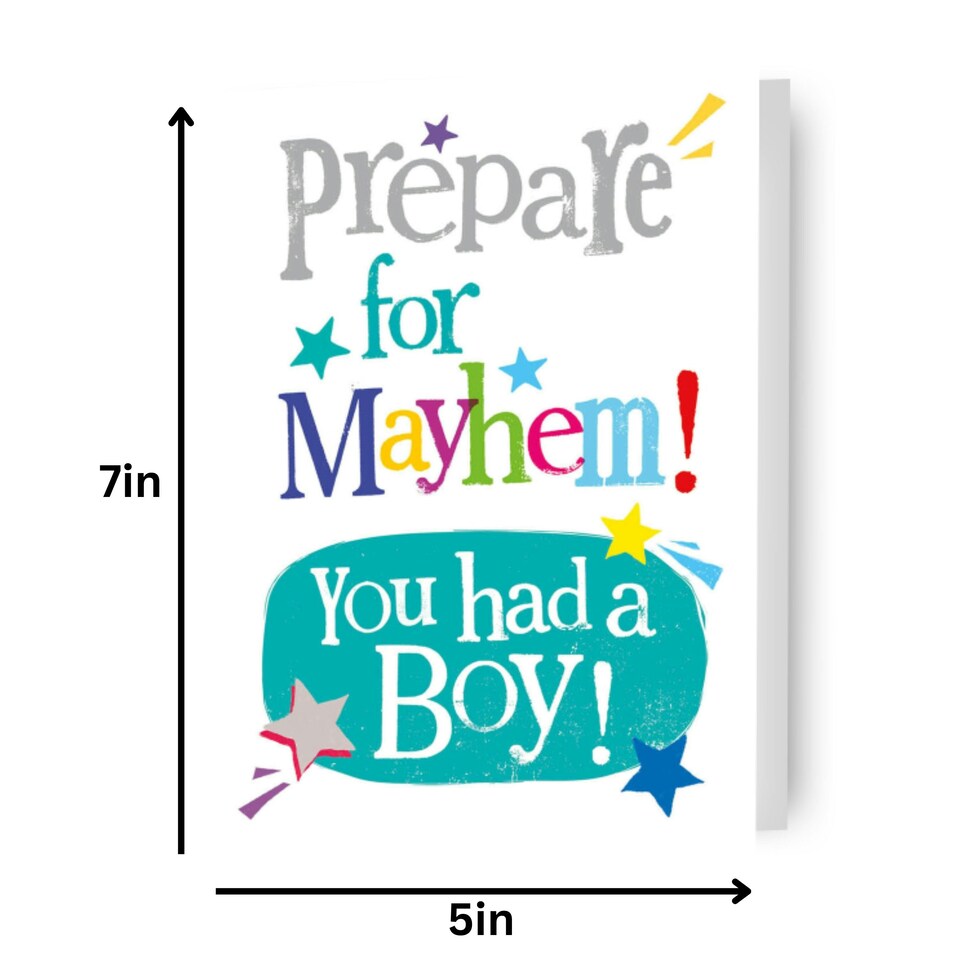 image 1 of Brightside New Baby Boy Card