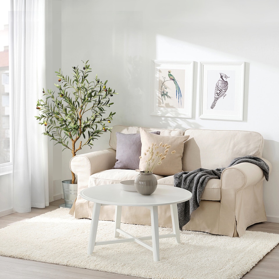 image 1 of London Boutique 120cm 4FT Artificial Faux Olive Tree Lifelike Olive Fruits Indoor Outdoor Decor