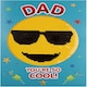 image 1 of Dad Father's Day Card 'Reversible Sequin Keepsake'