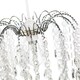 image 3 of Contemporary Waterfall Pendant Shade with Transparent Acrylic Droplets and Beads | Clear | Transparent | 1