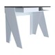 image 3 of Core Products White Dallas Home Office Desk with Drawer, H75.2cm x W91.3cm White