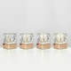 image 3 of ValueLights Modern Glass Ice Cube Touch Table Lamp With Copper Base