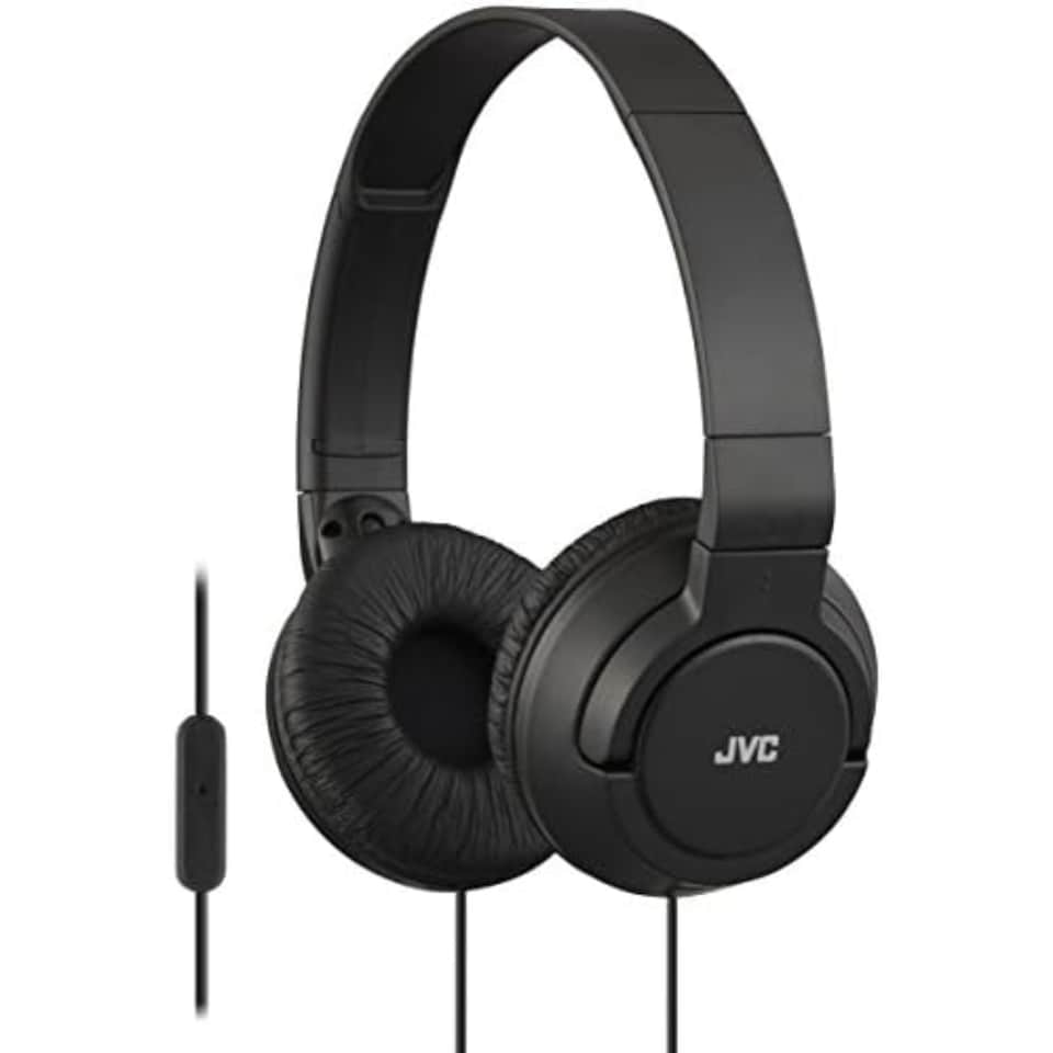 image 1 of JVC Lightweight Foldable Headphone with Microphone