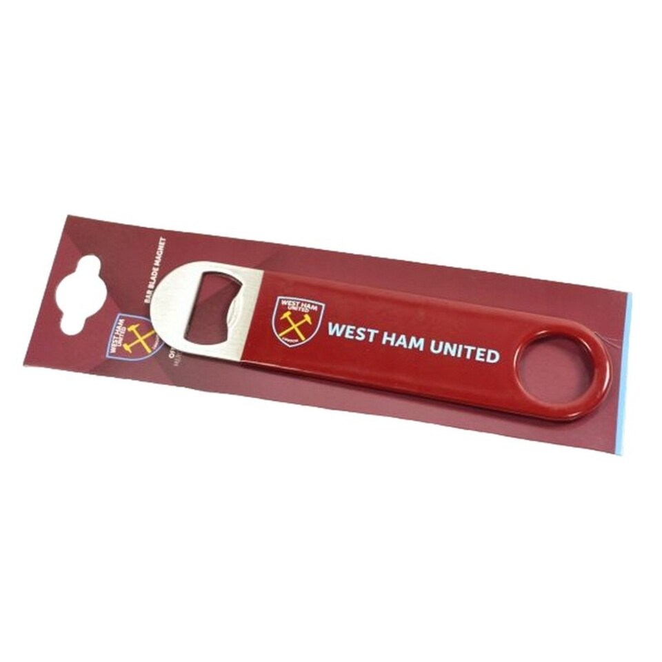 image 1 of West Ham United FC Logo Magnetic Bottle Opener - Claret Red/Silver - One Size