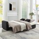 image 4 of Madrid Corner Chaise Lounge L Shape 3 Seater Sofa With With a Reversible Chaise & Pull Out Sofa Bed Black