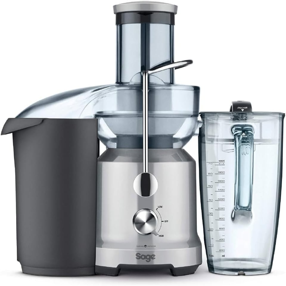 image 1 of Sage The Nutri Juicer Cold - Cold Press Extractor for Fruit and Vegetables - High Capacity 2L Jug - 1250W - Silver