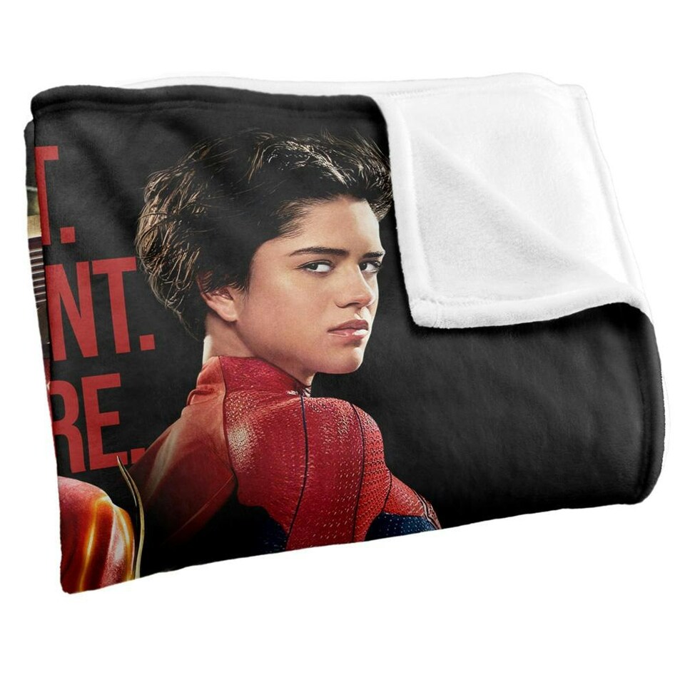 image 1 of The Flash Movie Poster Blanket - Multicoloured - One Size