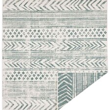 The Rugs Reversible Geometric Indoor Outdoor Flatweave Rug Polypropylene