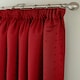 image 4 of Adison Lined Pencil Pleat Taped Curtains - 168cm x 137cm - Red