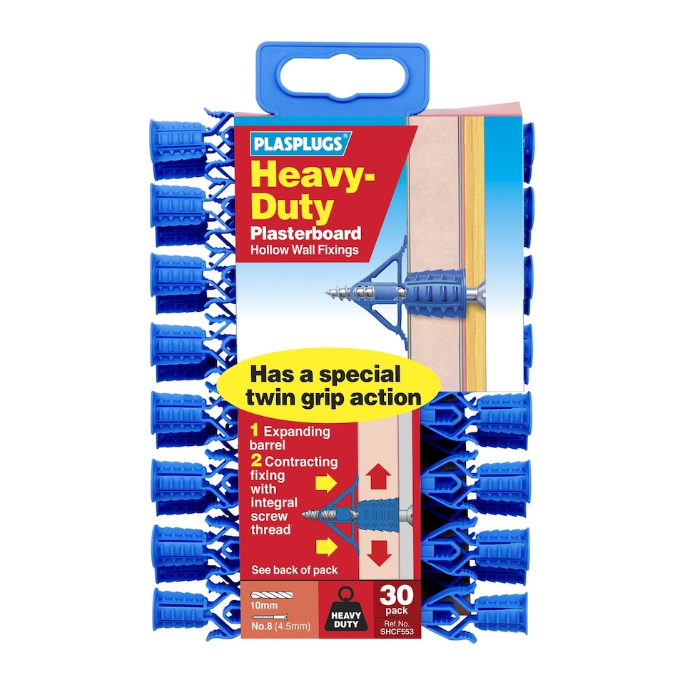 image 1 of Plasplugs Heavy-Duty Hollow Wall Fixing SHCF553