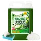 image 1 of 4 x 5L Fresh Apple Scented High Strength Washing Up Liquid Cuts Through Grease & Grime