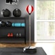 image 8 of HOMCOM Punching Bag with Stand Boxing Bag Set with Adjustable Height, Red Red