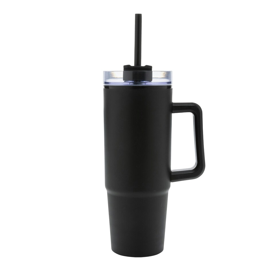 image 1 of XD Collection Tana Handle Plastic 900ml Tumbler - Black - One Size