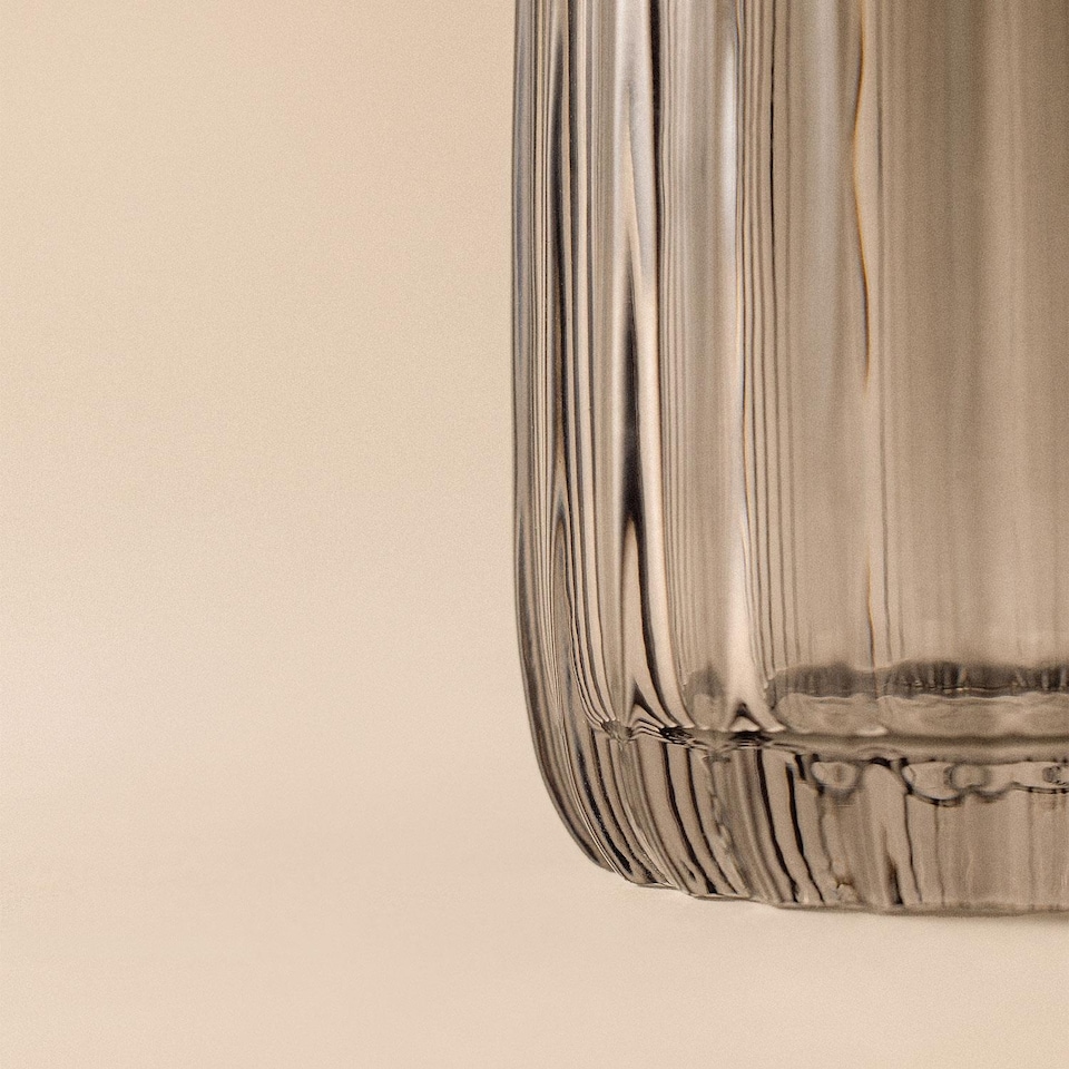 image 1 of COSMIC Toothbrush Holder, Tumbler, Resistant Glass, Ambar rose, Lido Collection