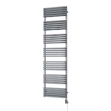 Crossmoor - Silver Electric Towel Rail H1800mm x W500mm 1200w Thermostatic WIFI