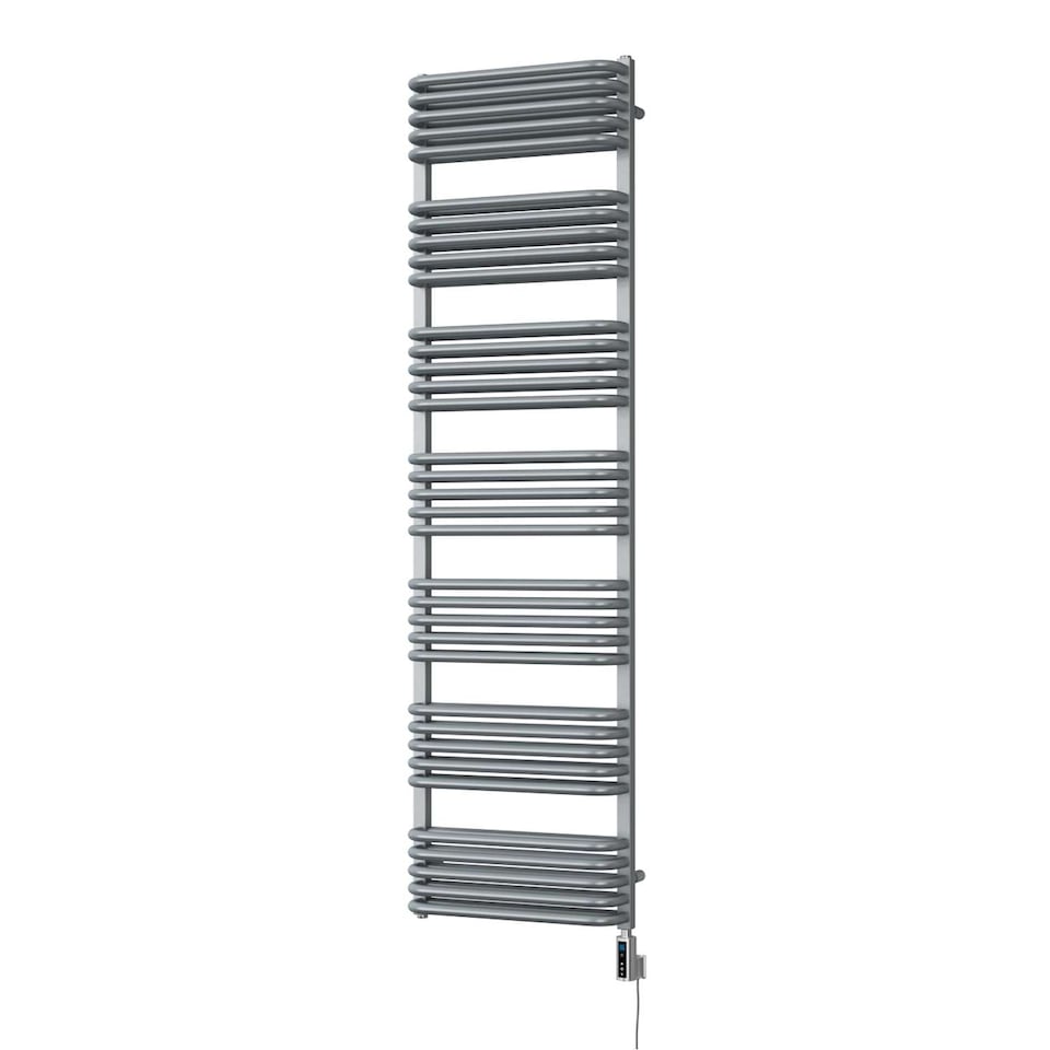 image 1 of Crossmoor - Silver Electric Towel Rail H1800mm x W500mm 1200w Thermostatic WIFI