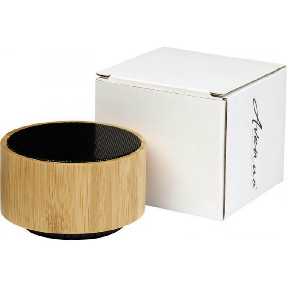 image 1 of Avenue Cosmos Bamboo Bluetooth Speaker - Wood/Solid Black - One Size