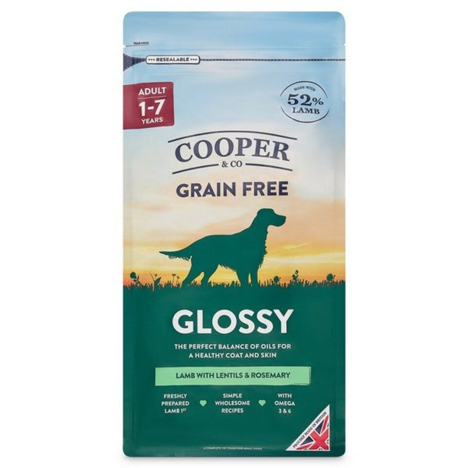 image 1 of Cooper & Co Dried Adult Dog Food Glossy Lamb with Lentils and Rosemary - 10kg
