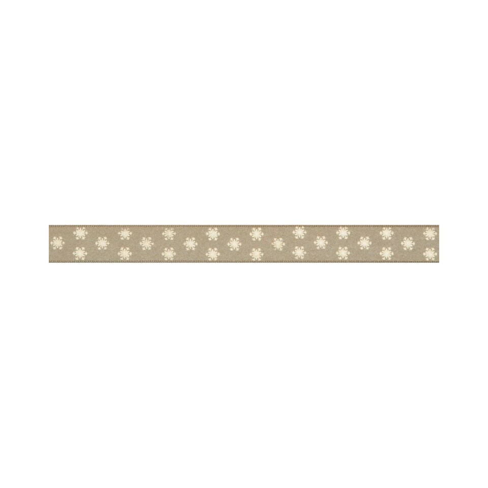 Berisfords Straw 15mm Metallic Polka Flakes Ribbon for Dressmaking - per metre