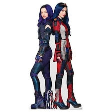 Mal and Evie Disney Descendants 3 Lifesize Cardboard Cutout 170cm