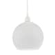 image 2 of Simple and Classic Opal White 20cm Glass Ball Pendant Lighting Shade White