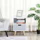 image 4 of HOMCOM Nordic Style Bedside Table End Table Nightstand With Drawer