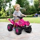 image 2 of AIYAPLAY 6V Kids Electric Quad Bike with Music, Forward Function, Pink