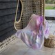 image 3 of Starry Galaxy Print in Unicorn Colours (Blanket)