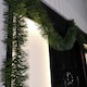 image 2 of 6m (20ft) x 10cm Fine Cut Green Christmas Garland Tree Decoration