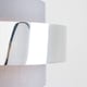 image 5 of ValueLights Matildo Grey Chrome Ceiling Pendant Shade | Grey