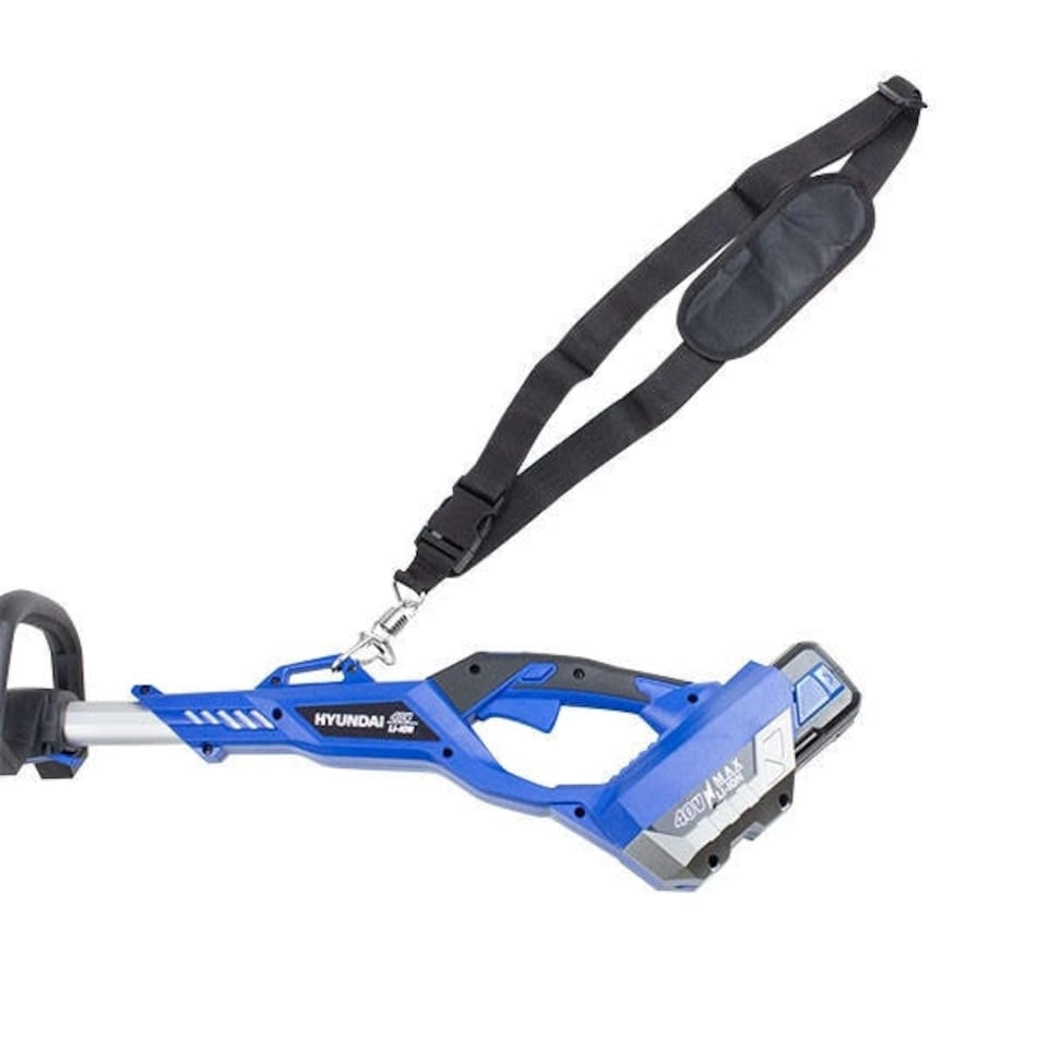 image 1 of Hyundai 40v Lithium-ion Cordless Strimmer Grass Trimmer With Battery and Charger | HYTR40LI