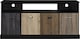 image 5 of Mercer TV Console with 4 Doors Multicolour/Black | Black | Black | One Size | 63