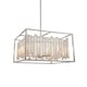 image 1 of Acadia 6 Light Ceiling Pendant Chrome Plate & Clear Crystal Glass, E14
