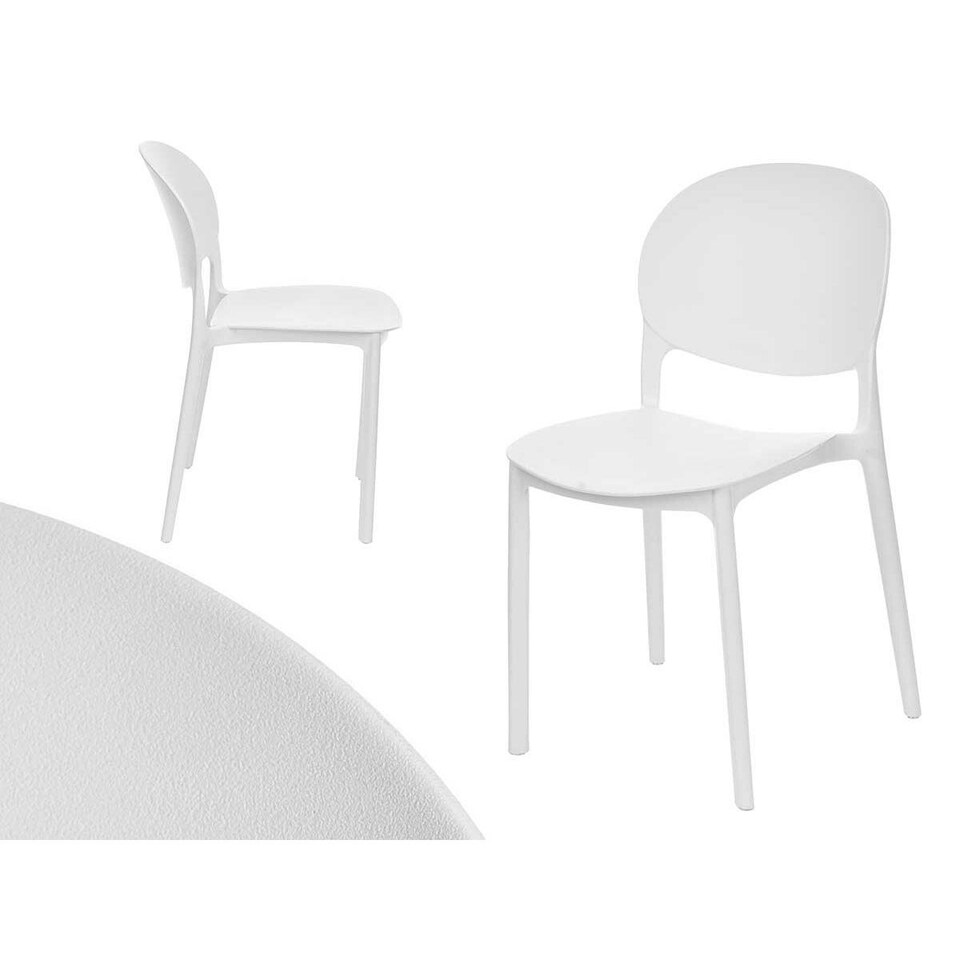 image 1 of Stackable chair PP-2052-W 4 Units N/A