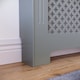 image 6 of Vida Designs Oxford Radiator Cover Painted MDF Cabinet, Grey, 152cm