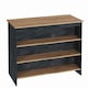 image 1 of Furneo Kitchen Island 02 Graphite Stone and Oak effect N/A