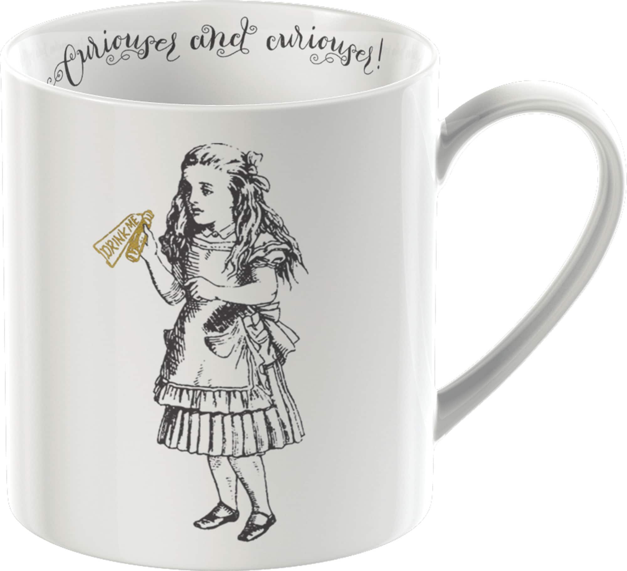 V & A Alice in Wonderland Can Mug, Alice, 350ml, Gift Boxed