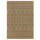 image 7 of Yard Seagrove Jute Effect Natural Indoor/Outdoor Rug | Brown | 140 cm x 200 cm