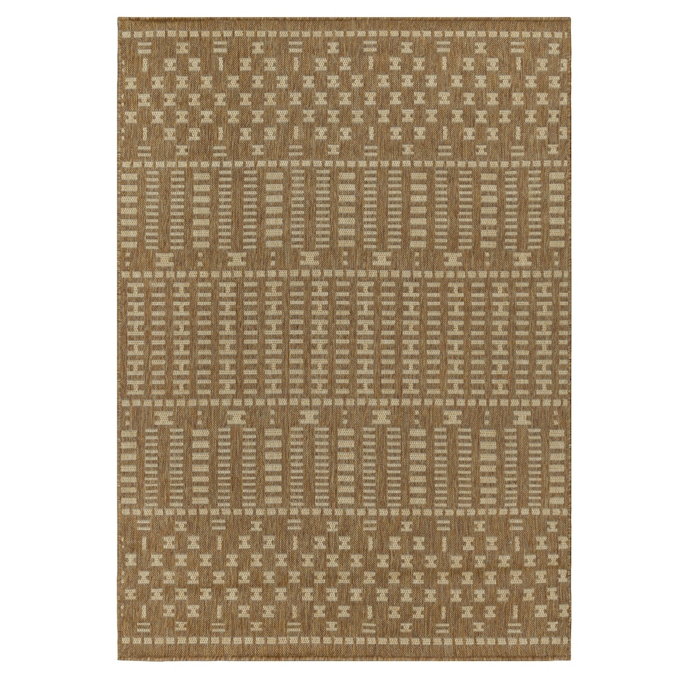 image 1 of Yard Seagrove Jute Effect Natural Indoor/Outdoor Rug | Brown | 140 cm x 200 cm