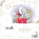 image 1 of Bear Wrapping Present Christmas Card