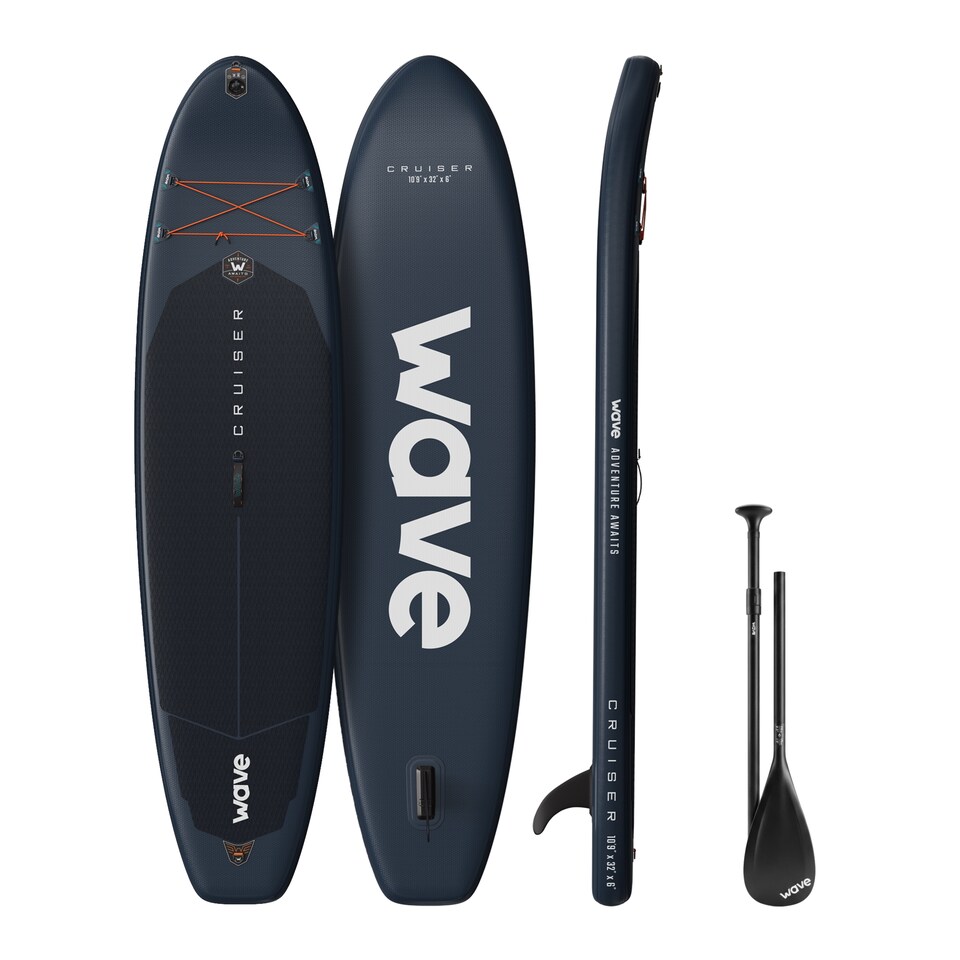 image 1 of Wave Cruiser 3.0 Inflatable Paddle Board (SUP), 10'9", Navy
