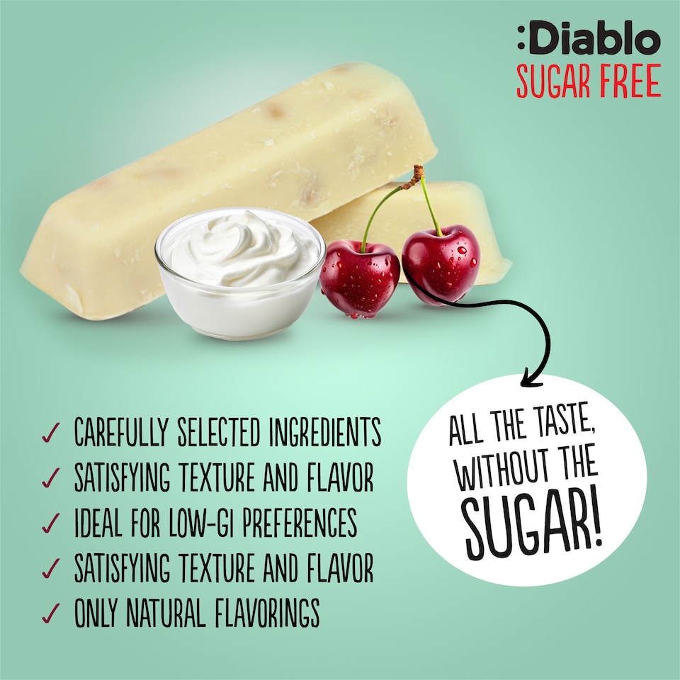 image 1 of Diablo No Added Sugar Yoghurt and Cherry Muesli Bar 30g 4 Pack