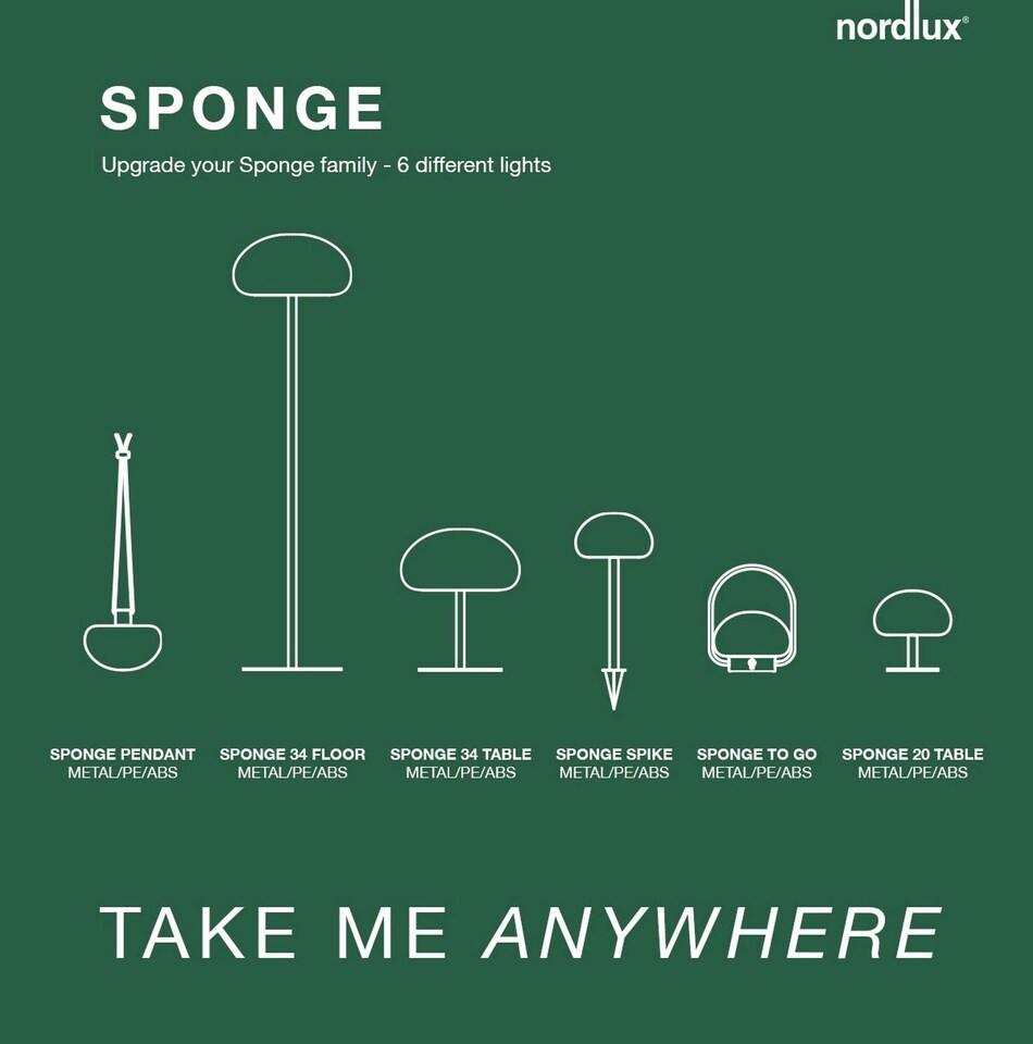 image 1 of Sponge | Pendant | Black/white