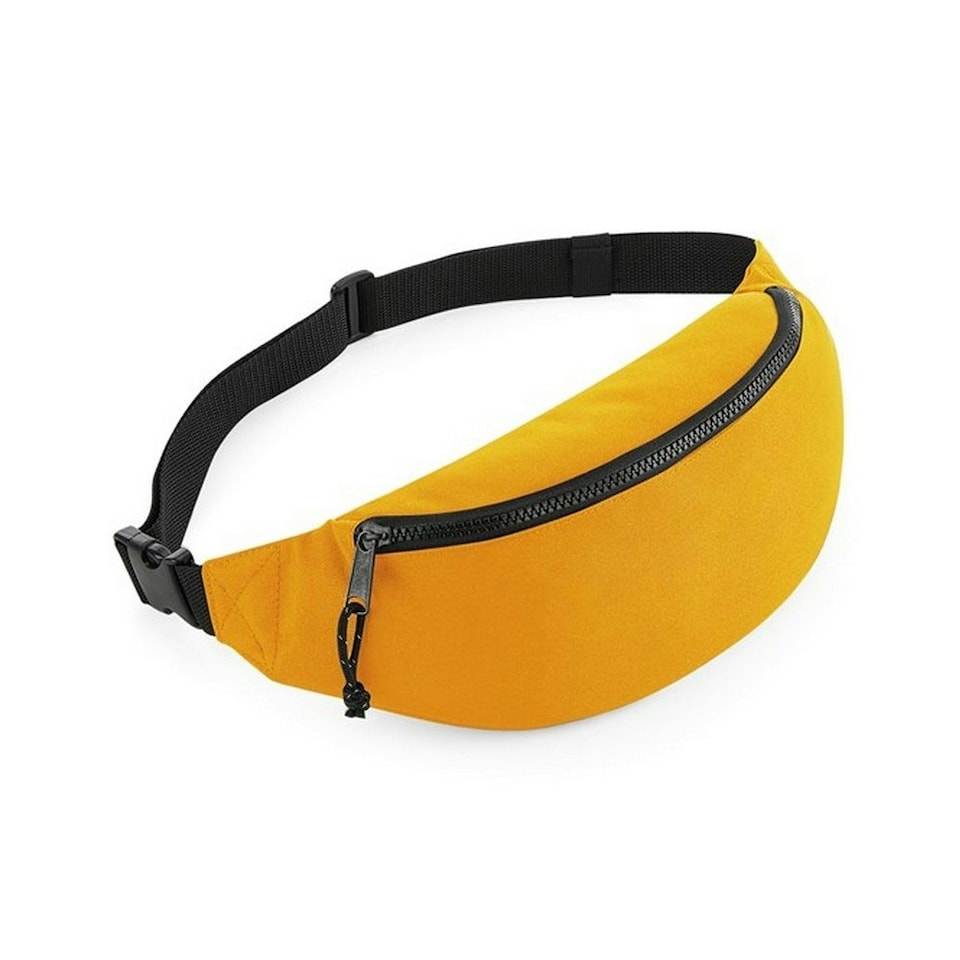 Bagbase Recycled Waist Bag - Mustard Yellow - One Size Yellow