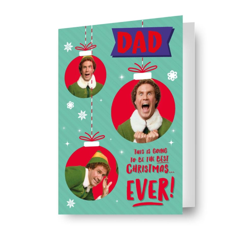 image 1 of Elf Dad Christmas Card
