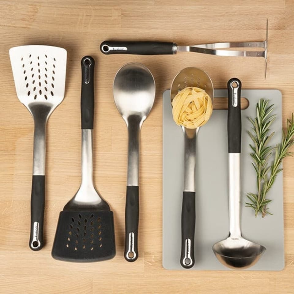 image 1 of Fusion Stainless Steel Slotted Spoon