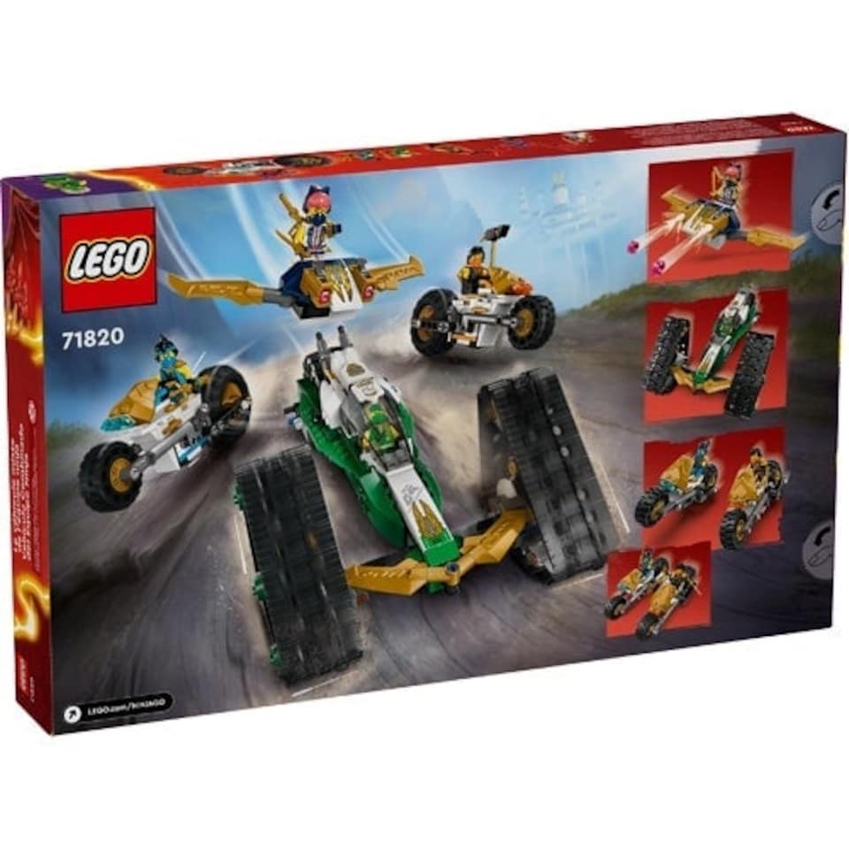 image 1 of LEGO 71820 Ninjago Ninja Team Combo Vehicle