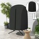 image 7 of Outsunny Hanging Egg Chair Cover Garden Swing Chair Cover Waterproof, Black Grey