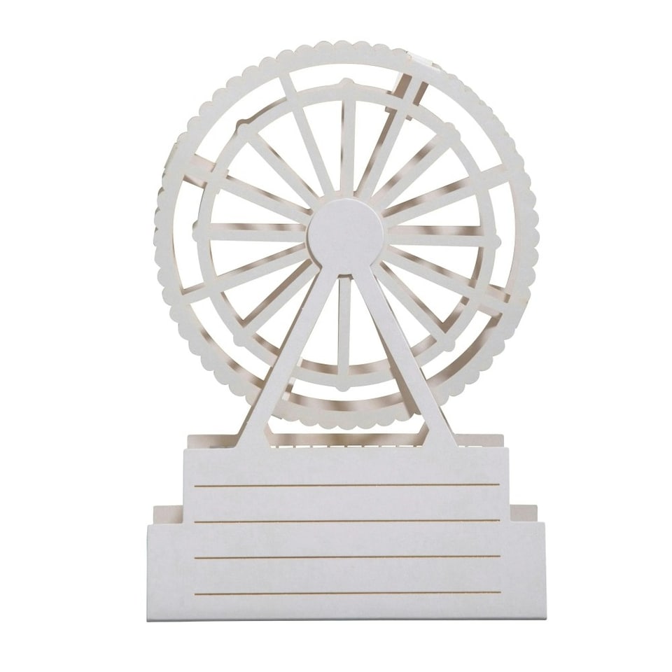 image 1 of Premium 3D Ferris Wheel Greeting Card Paper Fables